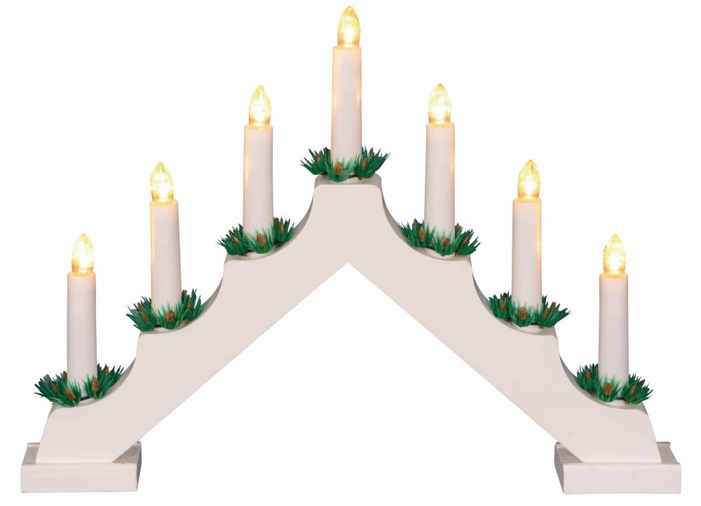 Trendline LED Weihnachtsholzbogen 42 x 33 cm warmweiß 7 LED Trendline LED Weihnachtsholzbogen 42 x 33 cm warmweiß 7 LED von TRENDLINE