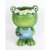 Trendline - Pflanztopf Polyresin Frosch 30 x 17 x 21 cm grün Trendline - Pflanztopf Polyresin Frosch 30 x 17 x 21 cm grün von TRENDLINE