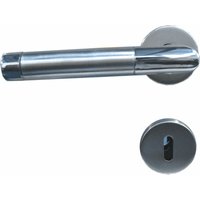 Trendline - BB-Rosettengarnitur Edelstahl ø 5 cm rund gerader Griff Türklinken & -griffe von TRENDLINE