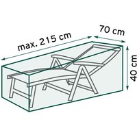 Trendline - Schutzhülle Exclusive Sonnenliege 210x70x40 cm Abdeckung Gartenmöbel von TRENDLINE