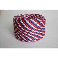 Trendline - Seil 10 mm x 30 m, blau - weiß - rot 07632811389295 2077632814563 Seil 2077632814563 von TRENDLINE