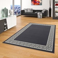 Teppich Trendline Anthrazit Römisch Bordüre - 80x150 cm von TRENDLINE