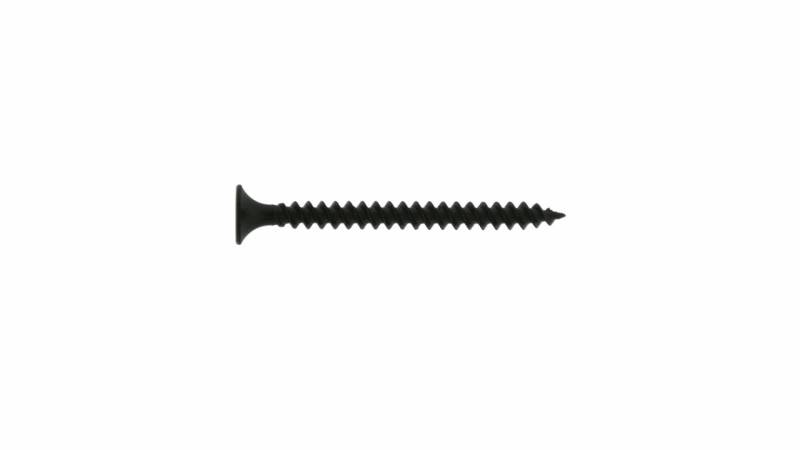 Trendline Trockenbauschrauben, Senkkopf, Feingewinde, schwarz phosphatiert, 3,9x45 mm, 400 Stück von TRENDLINE
