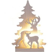 Trendline - led Holzsilhouette Wald 41 x 29 cm warmweiß mit Timer Figuren Trendline - led Holzsilhouette Wald 41 x 29 cm warmweiß mit Timer Figuren von TRENDLINE
