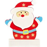 Weihnachtsmann Holz 19 x 5,5 x 23 cm weiß+rot Figur - Trendline Weihnachtsmann Holz 19 x 5,5 x 23 cm weiß+rot Figur - Trendline von TRENDLINE
