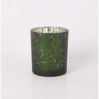 Windlicht Glas Ø 8 x 10 cm grün Windlicht Windlicht Glas Ø 8 x 10 cm grün Windlicht von TRENDLINE