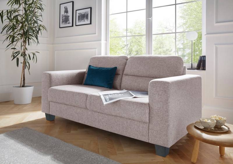 TRENDMANUFAKTUR 2,5-Sitzer Chamber mit hohem Sitzkomfort, in zeitloser Optik, Kopfstützen optional bestellbar von TRENDMANUFAKTUR
