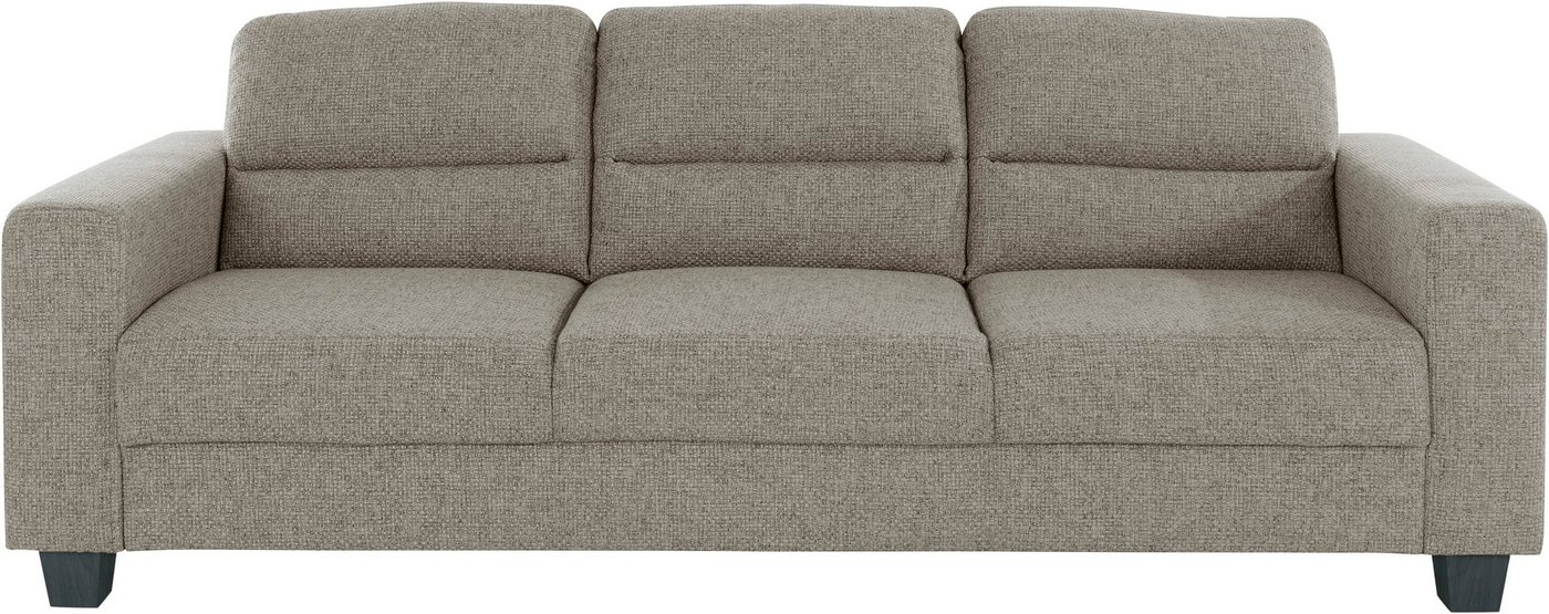 TRENDMANUFAKTUR 3-Sitzer Chamber mit hohem Sitzkomfort, in zeitloser Optik, Kopfstützen optional bestellbar von TRENDMANUFAKTUR