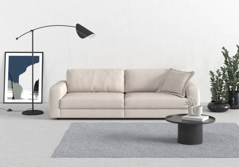TRENDMANUFAKTUR Big-Sofa Bourbon, Designsofa, mit extra hohem Sitzkomfort, in trendigem Cord Bezug erhältlich von TRENDMANUFAKTUR