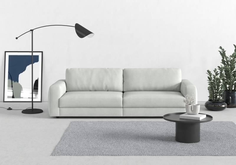 TRENDMANUFAKTUR Big-Sofa Bourbon, Designsofa, mit extra hohem Sitzkomfort, in trendigem Cord Bezug erhältlich von TRENDMANUFAKTUR