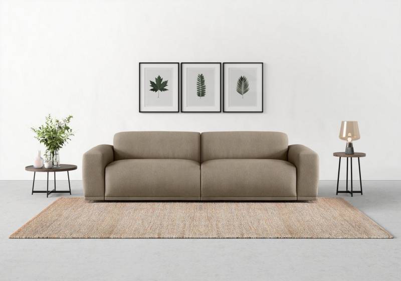 TRENDMANUFAKTUR Big-Sofa Braga, mit hochwertigem Kaltschaum, Megasofa, in Cord erhältlich, modernes Big-Sofa, Couch mit hohem Sitzkomfort, 254/72/107 cm (B/H/T) von TRENDMANUFAKTUR