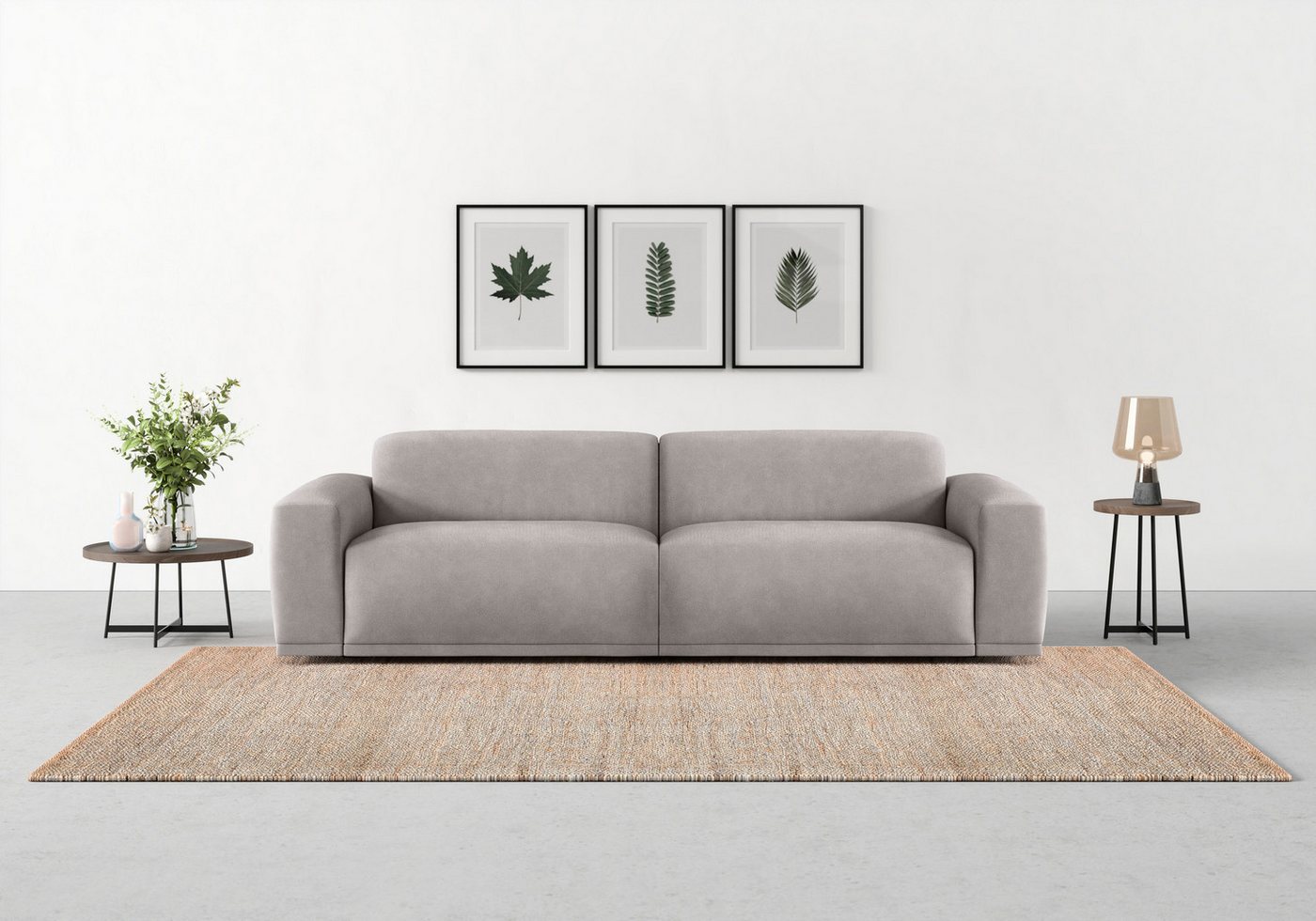 TRENDMANUFAKTUR Big-Sofa Braga, in moderner Optik, mit hochwertigem Kaltschaum von TRENDMANUFAKTUR