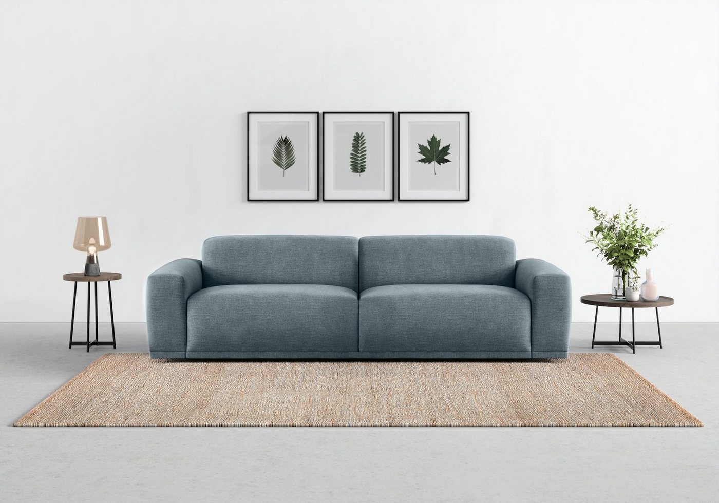 TRENDMANUFAKTUR Big-Sofa Braga, in moderner Optik, mit hochwertigem Kaltschaum von TRENDMANUFAKTUR