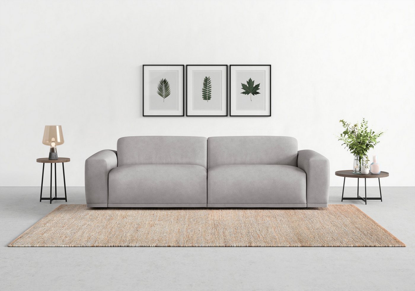 TRENDMANUFAKTUR Big-Sofa Braga, in moderner Optik, mit hochwertigem Kaltschaum von TRENDMANUFAKTUR