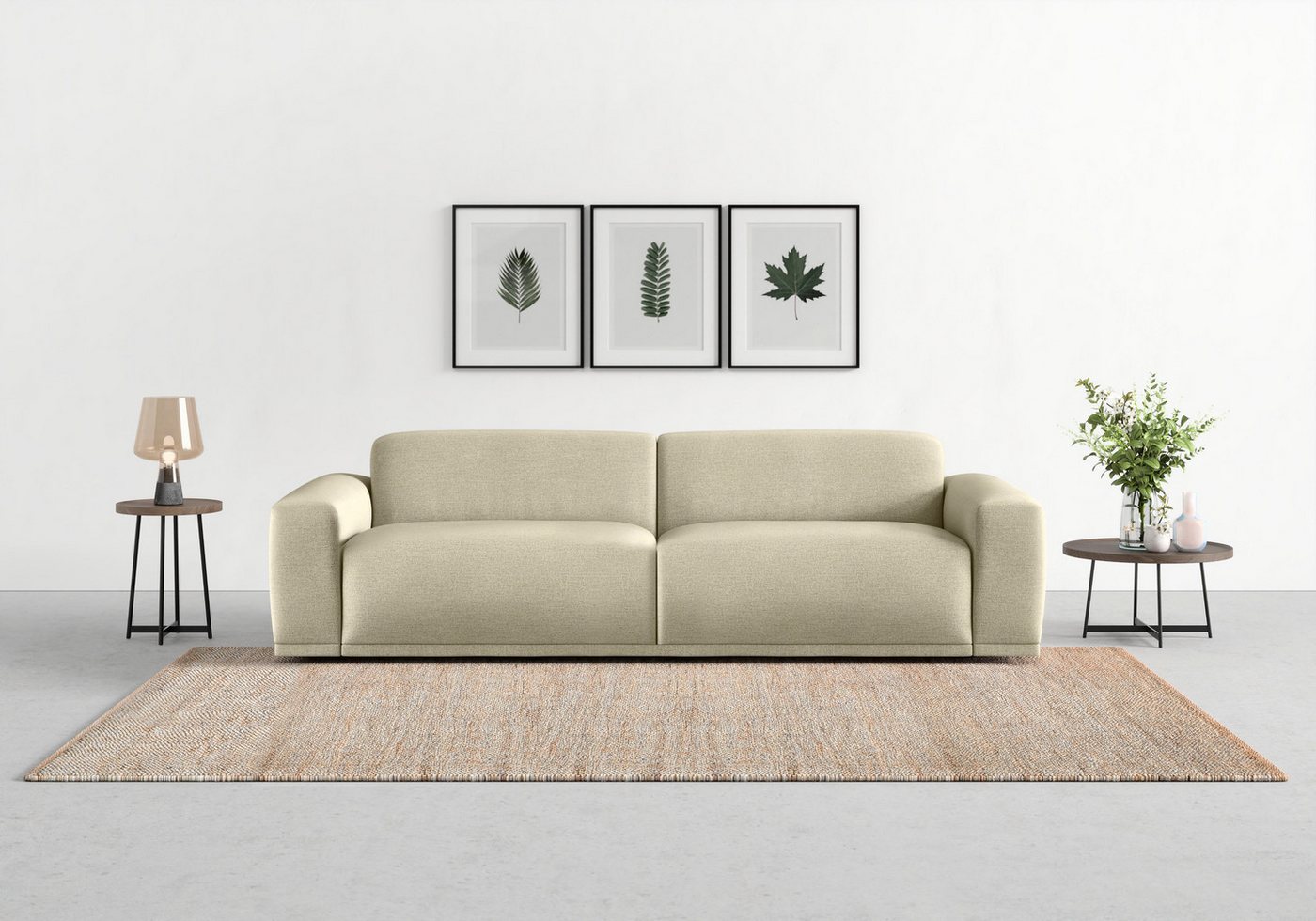 TRENDMANUFAKTUR Big-Sofa Braga, in moderner Optik, mit hochwertigem Kaltschaum von TRENDMANUFAKTUR