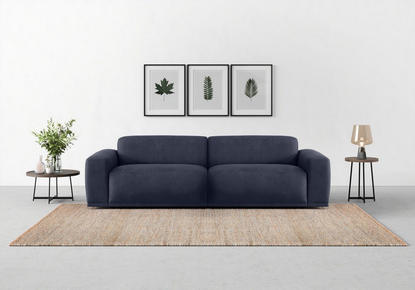 TRENDMANUFAKTUR Big-Sofa Braga, in moderner Optik, mit hochwertigem Kaltschaum von TRENDMANUFAKTUR