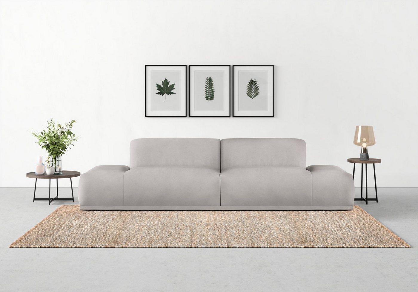 TRENDMANUFAKTUR Big-Sofa Braga, in moderner Optik, mit hochwertigem Kaltschaum von TRENDMANUFAKTUR