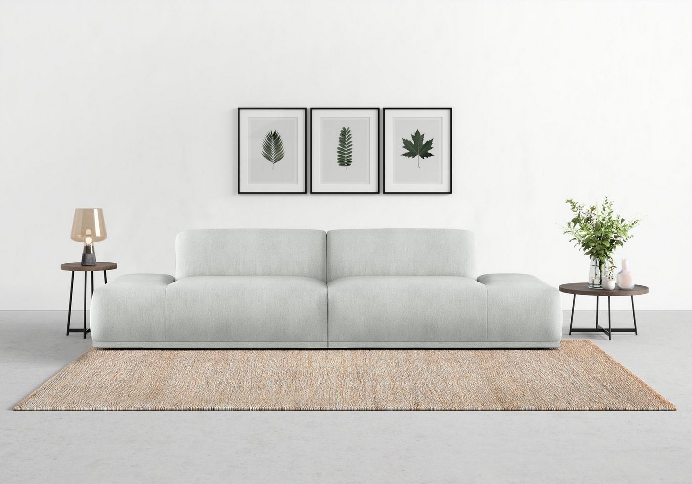 TRENDMANUFAKTUR Big-Sofa Braga, in moderner Optik, mit hochwertigem Kaltschaum von TRENDMANUFAKTUR