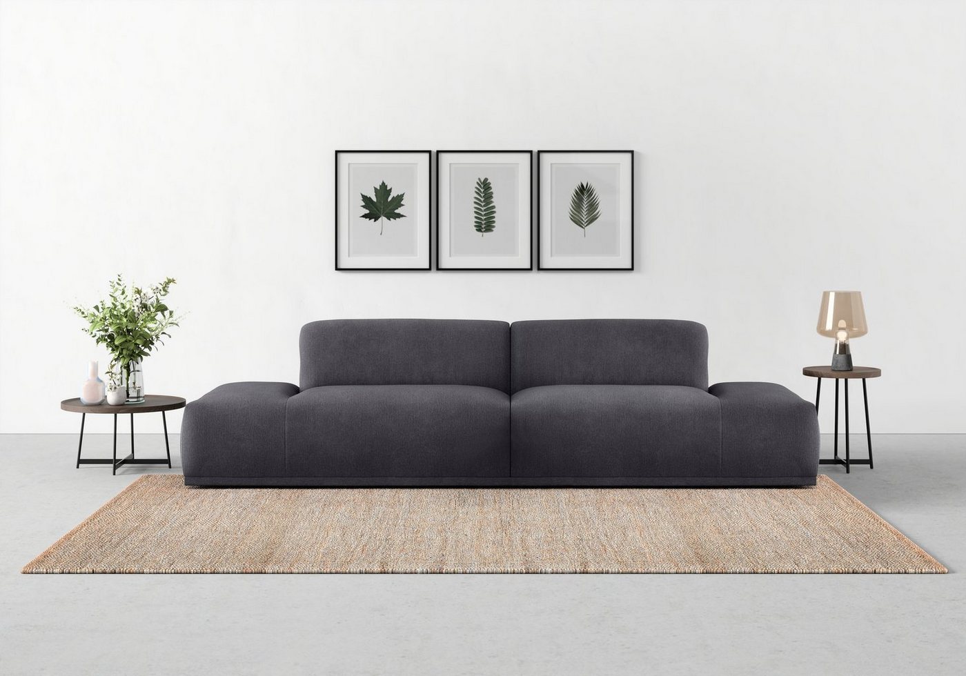 TRENDMANUFAKTUR Big-Sofa Braga, in moderner Optik, mit hochwertigem Kaltschaum von TRENDMANUFAKTUR