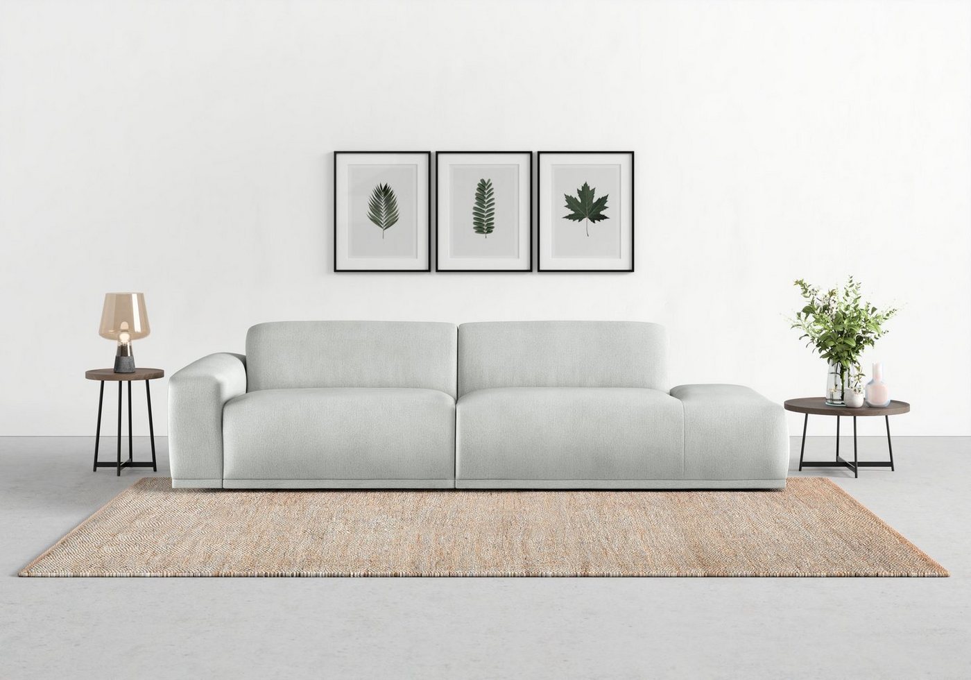 TRENDMANUFAKTUR Big-Sofa Braga, in moderner Optik, mit hochwertigem Kaltschaum von TRENDMANUFAKTUR