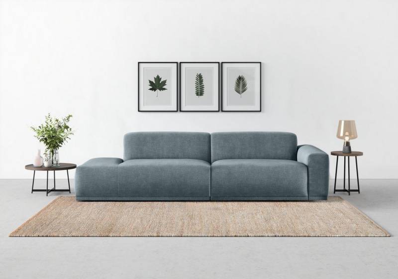 TRENDMANUFAKTUR Big-Sofa Braga, mit hochwertigem Kaltschaum, Megasofa, in Cord erhältlich, modernes Big-Sofa, Couch mit hohem Sitzkomfort, 277/72/107 cm (B/H/T) von TRENDMANUFAKTUR