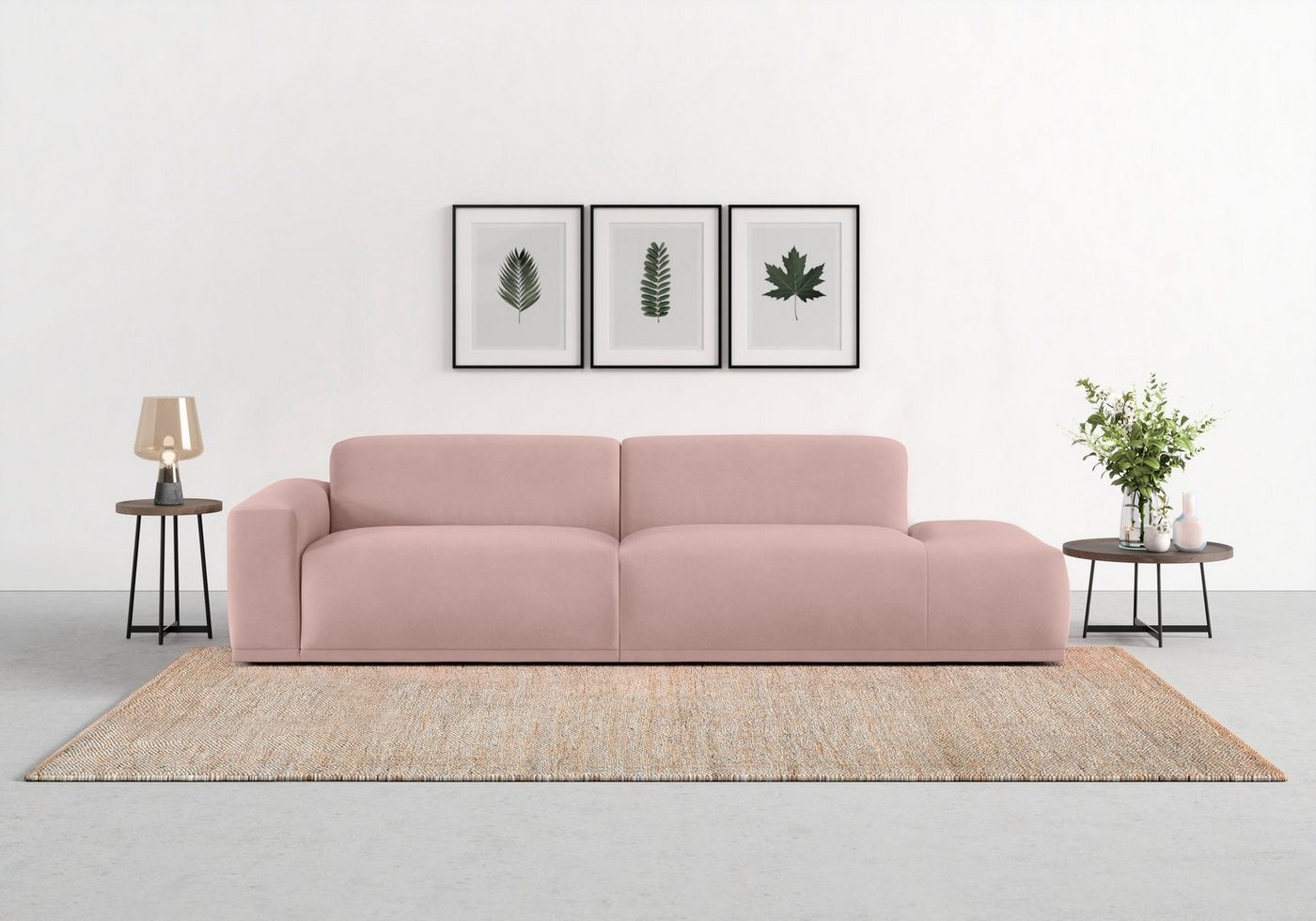 TRENDMANUFAKTUR Big-Sofa Braga, in moderner Optik, mit hochwertigem Kaltschaum von TRENDMANUFAKTUR