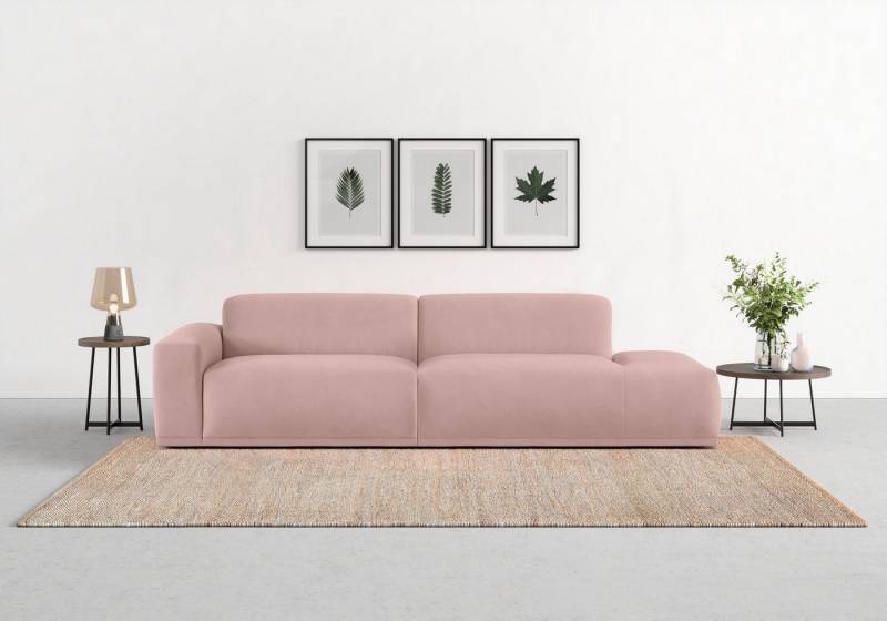 TRENDMANUFAKTUR Big-Sofa Braga, mit hochwertigem Kaltschaum, Megasofa, in Cord erhältlich, modernes Big-Sofa, Couch mit hohem Sitzkomfort, 277/72/107 cm (B/H/T) von TRENDMANUFAKTUR