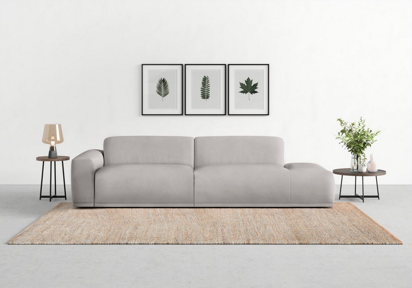 TRENDMANUFAKTUR Big-Sofa Braga, in moderner Optik, mit hochwertigem Kaltschaum von TRENDMANUFAKTUR