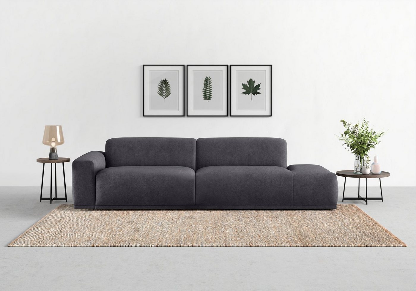 TRENDMANUFAKTUR Big-Sofa Braga, in moderner Optik, mit hochwertigem Kaltschaum von TRENDMANUFAKTUR