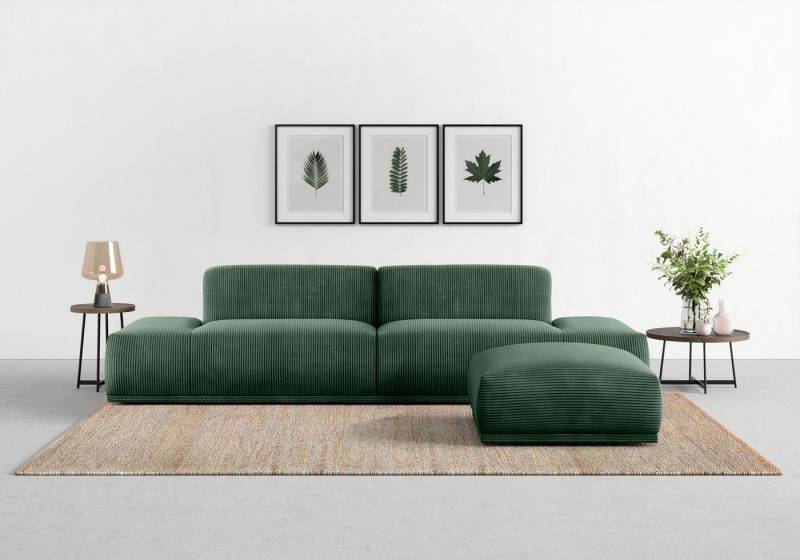 TRENDMANUFAKTUR Big-Sofa Braga, toller Sitzkomfort, Designsofa, in moderner Optik, mit hochwertigem Kaltschaum von TRENDMANUFAKTUR