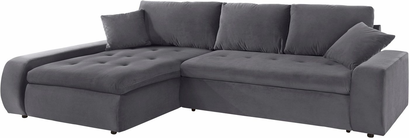 TRENDMANUFAKTUR Ecksofa Indie II, L-Form, XL und XXL, wahlweise mit Bettfunktion von TRENDMANUFAKTUR