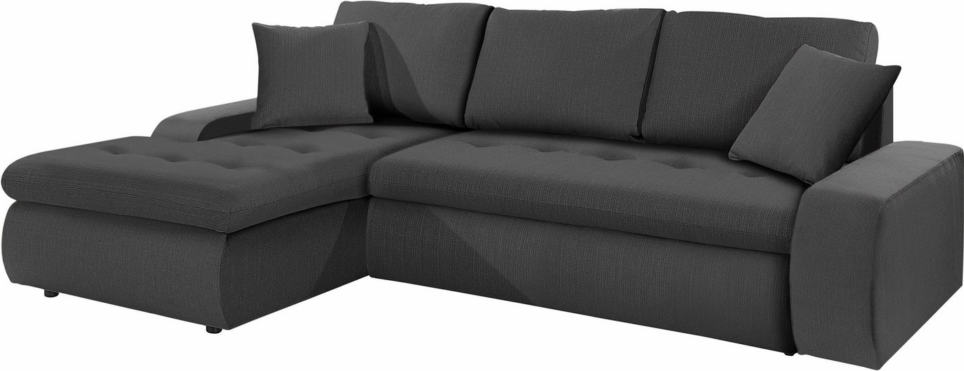 TRENDMANUFAKTUR Ecksofa Indie II, L-Form, XL und XXL, wahlweise mit Bettfunktion von TRENDMANUFAKTUR