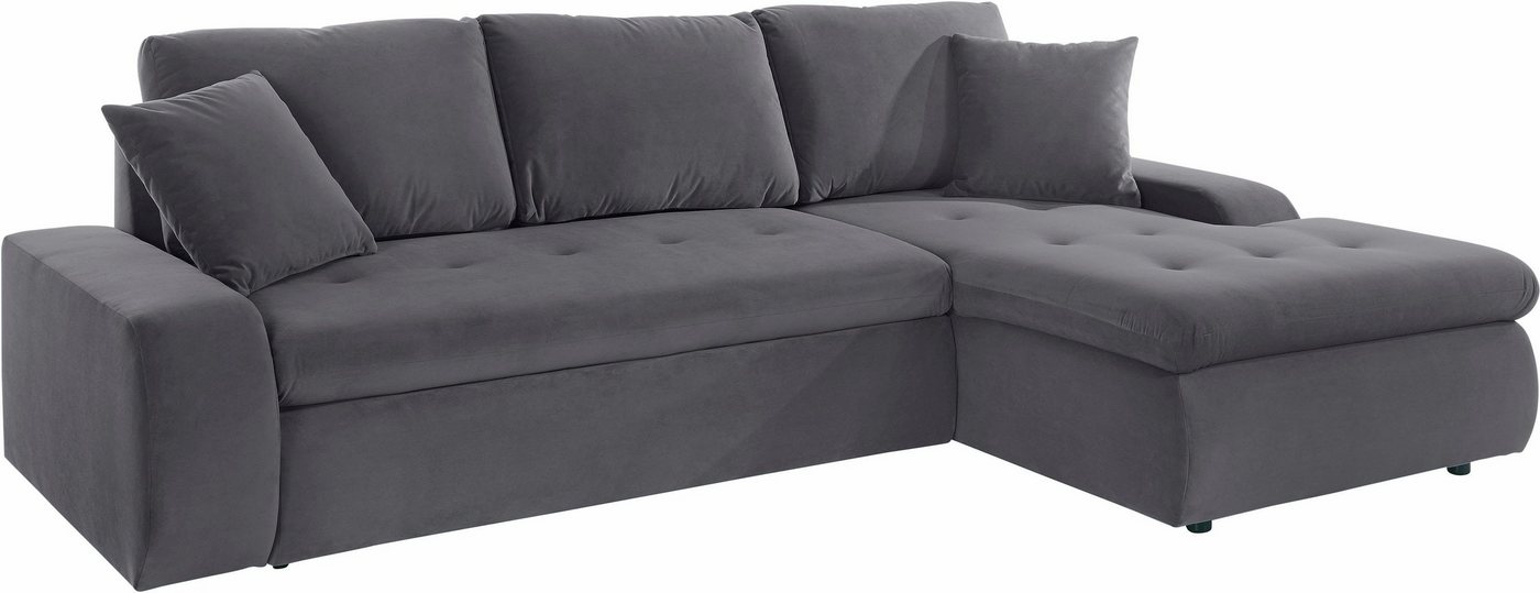 TRENDMANUFAKTUR Ecksofa Indie II, L-Form, XL und XXL, wahlweise mit Bettfunktion von TRENDMANUFAKTUR