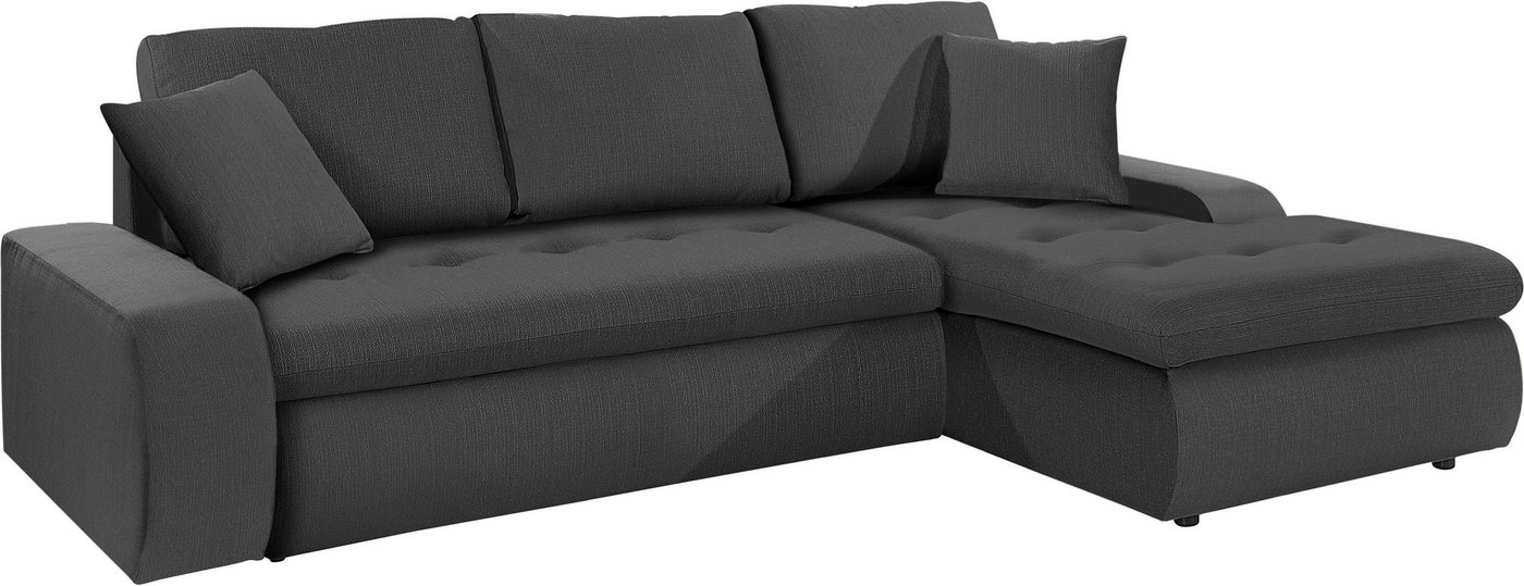 TRENDMANUFAKTUR Ecksofa Indie II, L-Form, XL und XXL, wahlweise mit Bettfunktion von TRENDMANUFAKTUR