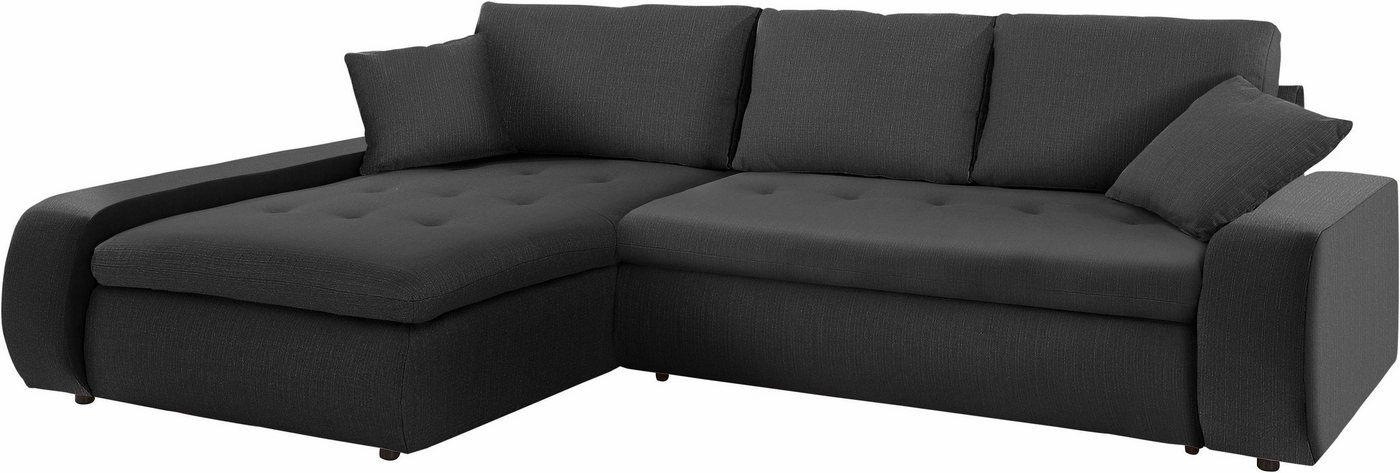 TRENDMANUFAKTUR Ecksofa Indie II, L-Form, XL und XXL, wahlweise mit Bettfunktion von TRENDMANUFAKTUR