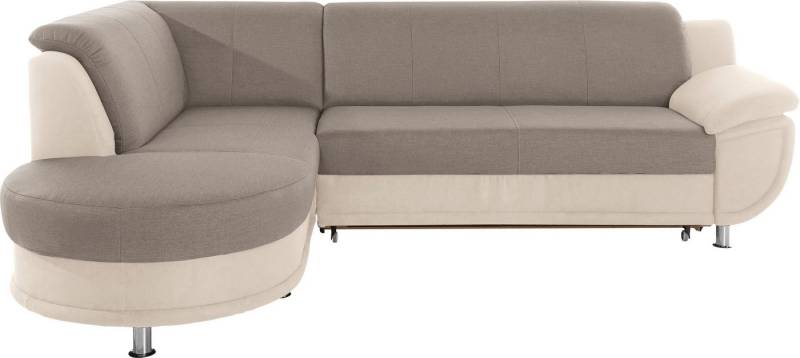 TRENDMANUFAKTUR Ecksofa Rondo 3, zeitlos und bequem, Materialmix, breite Armlehnen, L-Form, wahlweise mit Federkern für mehr Komfort, wahlweise mit Bettfunktion TRENDMANUFAKTUR Ecksofa Rondo 3, zeitlos und bequem, Materialmix, breite Armlehnen, L-Form, wahlweise mit Federkern für mehr Komfort, wahlweise mit Bettfunktion von TRENDMANUFAKTUR