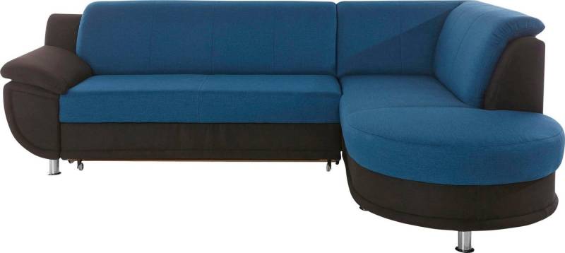 TRENDMANUFAKTUR Ecksofa Rondo 3, L-Form, mit Ottomane und Federkern, wahlweise mit Bettfunktion von TRENDMANUFAKTUR