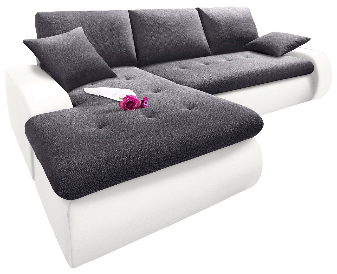 TRENDMANUFAKTUR Ecksofa, wahlweise XL oder XXL, L-Form von TRENDMANUFAKTUR