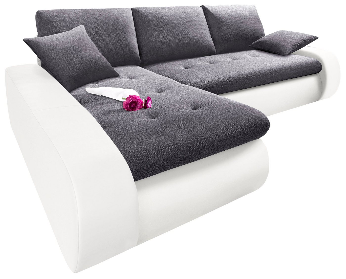 TRENDMANUFAKTUR Ecksofa, wahlweise XL oder XXL, L-Form von TRENDMANUFAKTUR