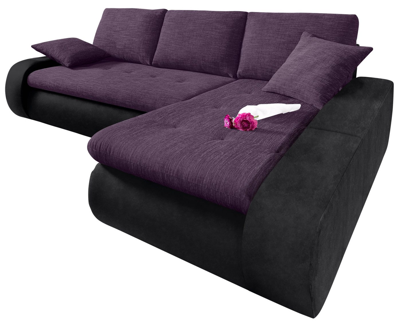 TRENDMANUFAKTUR Ecksofa, wahlweise XL oder XXL, L-Form von TRENDMANUFAKTUR