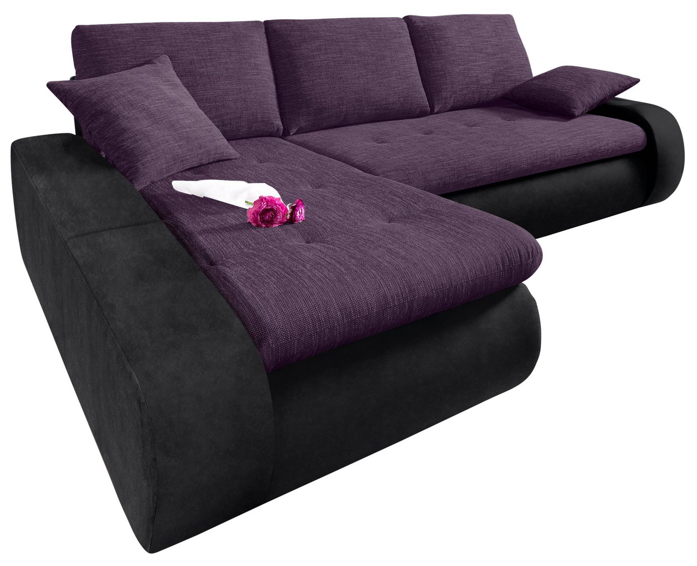 TRENDMANUFAKTUR Ecksofa, wahlweise XL oder XXL, L-Form von TRENDMANUFAKTUR