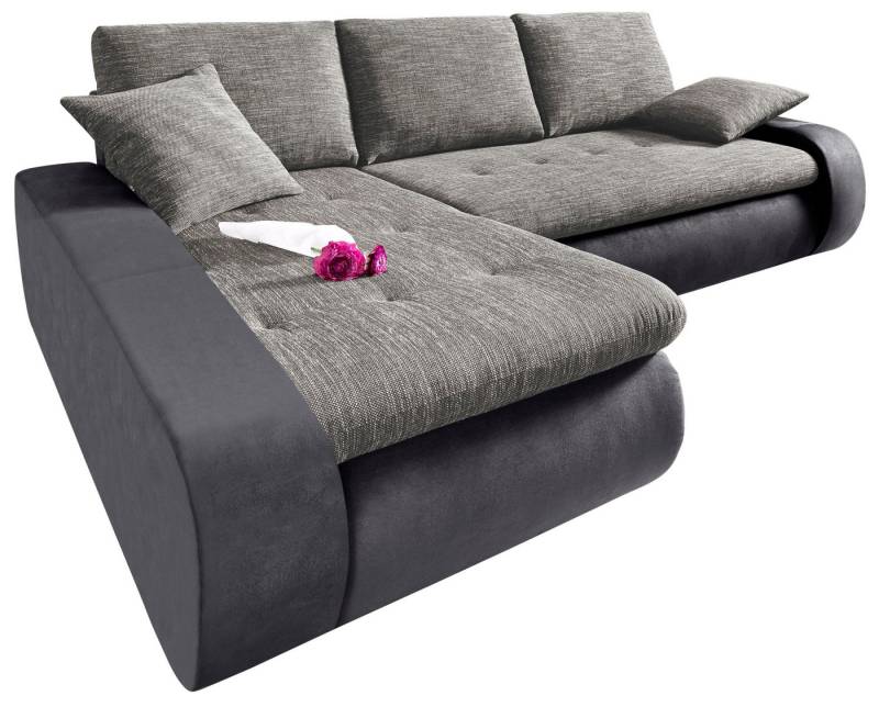 TRENDMANUFAKTUR Ecksofa Indie, modern und bequem, Materialmix, OTTOs Choice, L-Form, wahlweise XL oder XXL von TRENDMANUFAKTUR