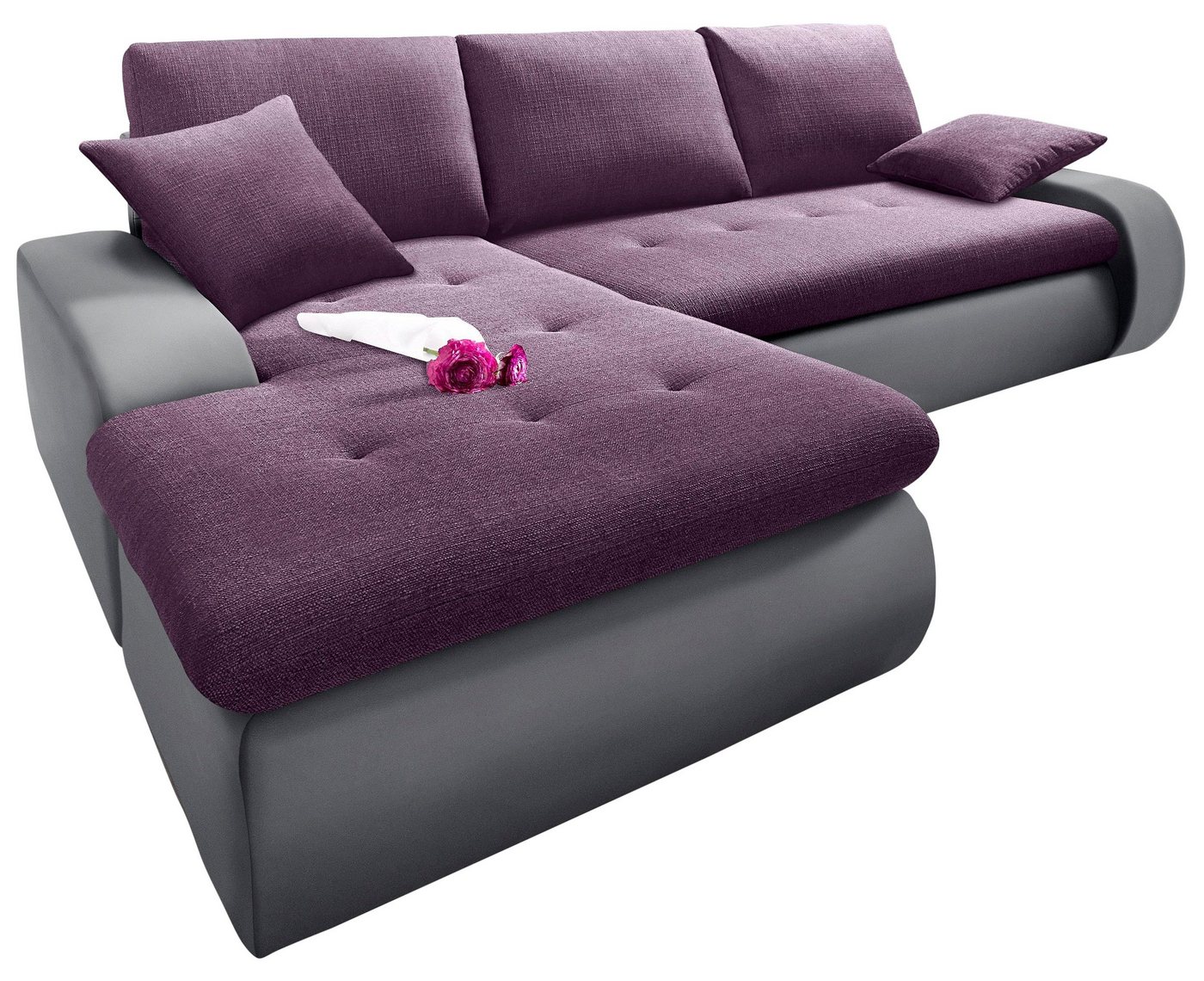 TRENDMANUFAKTUR Ecksofa, wahlweise XL oder XXL, L-Form von TRENDMANUFAKTUR