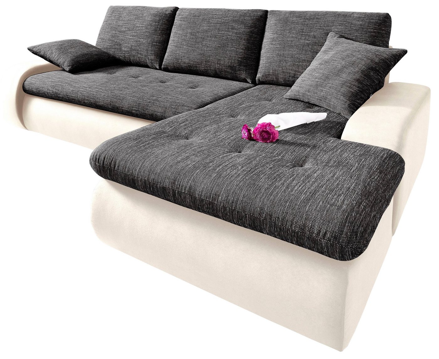 TRENDMANUFAKTUR Ecksofa, wahlweise XL oder XXL, L-Form von TRENDMANUFAKTUR