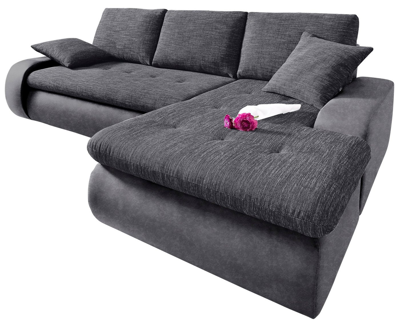 TRENDMANUFAKTUR Ecksofa, wahlweise XL oder XXL, L-Form von TRENDMANUFAKTUR