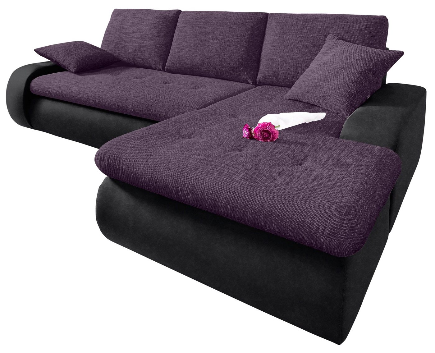 TRENDMANUFAKTUR Ecksofa, wahlweise XL oder XXL, L-Form von TRENDMANUFAKTUR