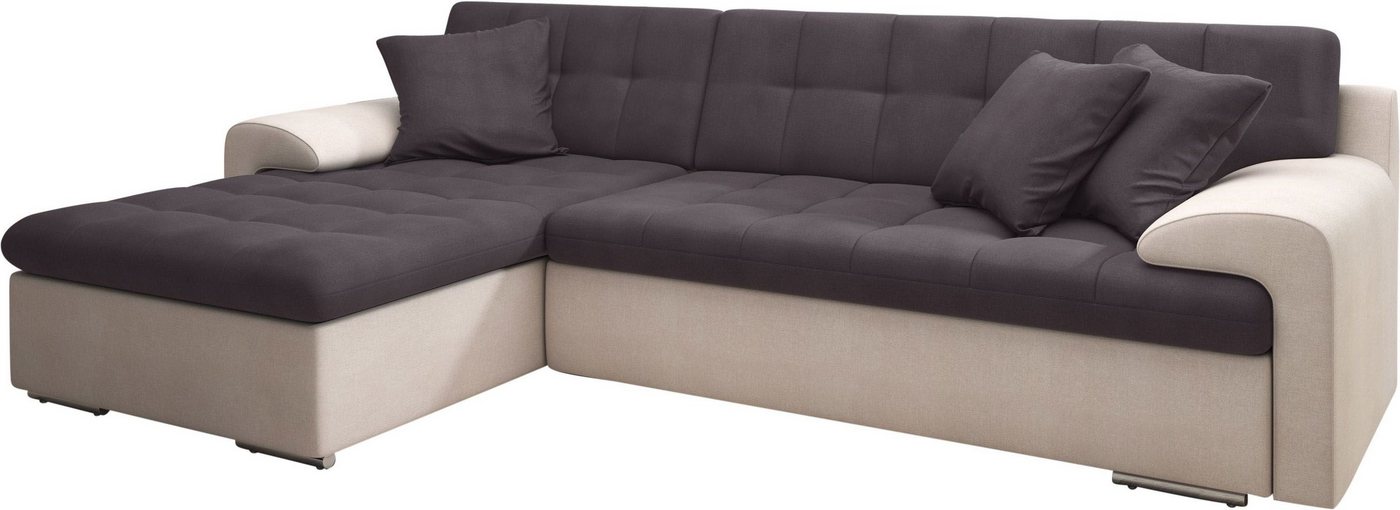 TRENDMANUFAKTUR Ecksofa, wahlweise mit Bettfunktion, L-Form von TRENDMANUFAKTUR