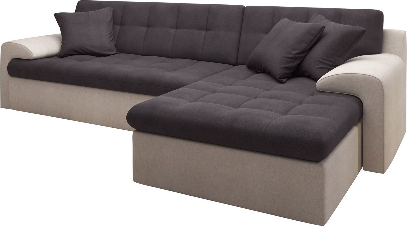 TRENDMANUFAKTUR Ecksofa, wahlweise mit Bettfunktion, L-Form von TRENDMANUFAKTUR