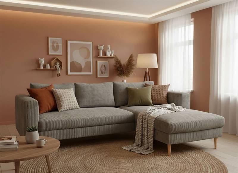 TRENDMANUFAKTUR Ecksofa Amazing, Couch wahlweise mit Schlaffunktion & Bettkasten, auch in Cord, Recamiere beidseitig montierbar, Sofa in L-Form, 232 cm TRENDMANUFAKTUR Ecksofa Amazing, Couch wahlweise mit Schlaffunktion & Bettkasten, auch in Cord, Recamiere beidseitig montierbar, Sofa in L-Form, 232 cm von TRENDMANUFAKTUR