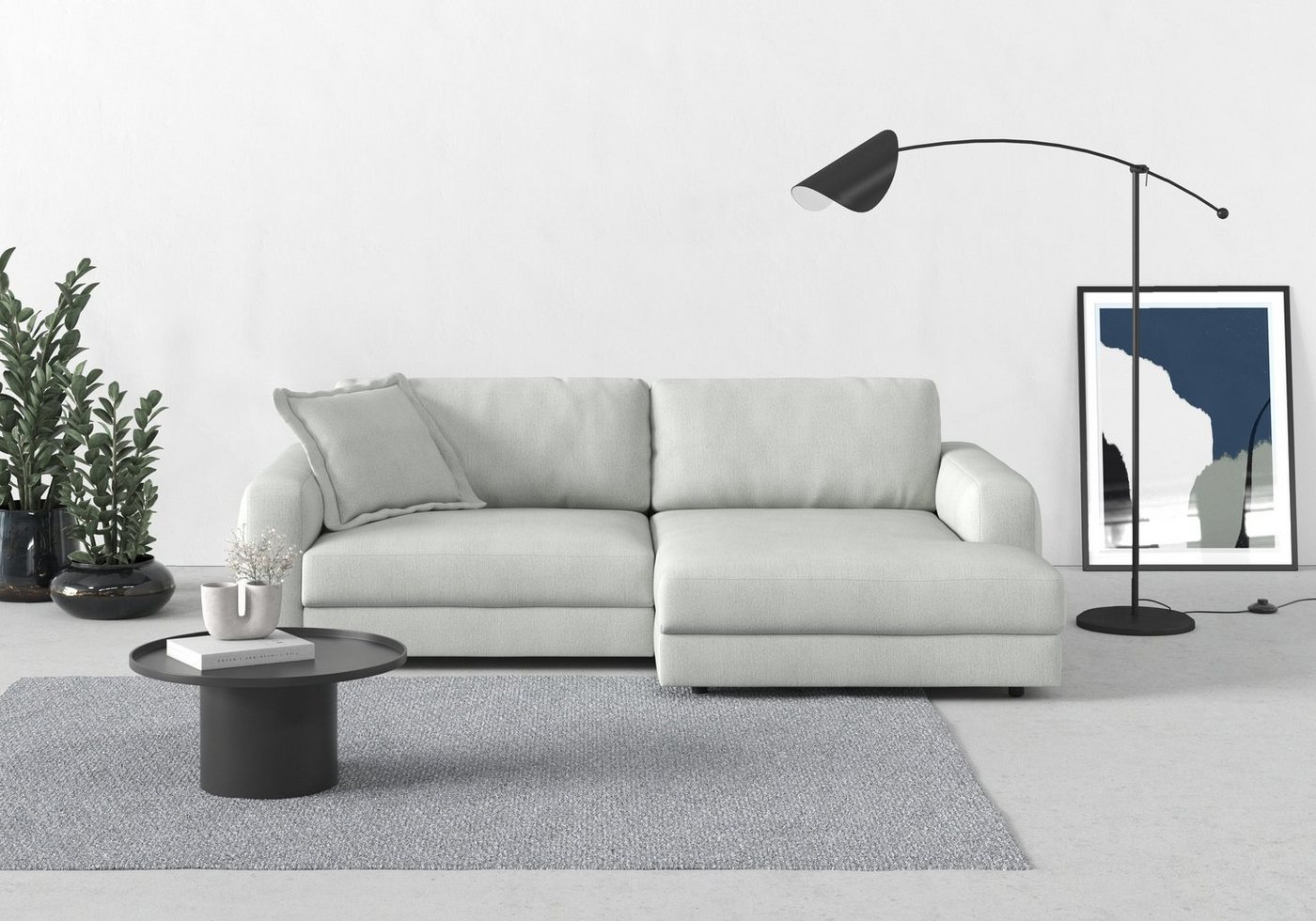 TRENDMANUFAKTUR Ecksofa Bourbon, 2 Teile, mit extra hohem Sitzkomfort, auch in Cord erhältlich, L-Form von TRENDMANUFAKTUR